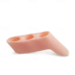 Silicone Thong Sandal Toe Flip Big Toe Spreader Cushion Bunion Pads Hard Silicone Toe Finger Separator 3 Hole Hallux Valgus Orthopedic Spacers Bunion Overlapping Hammer Foot Corrector