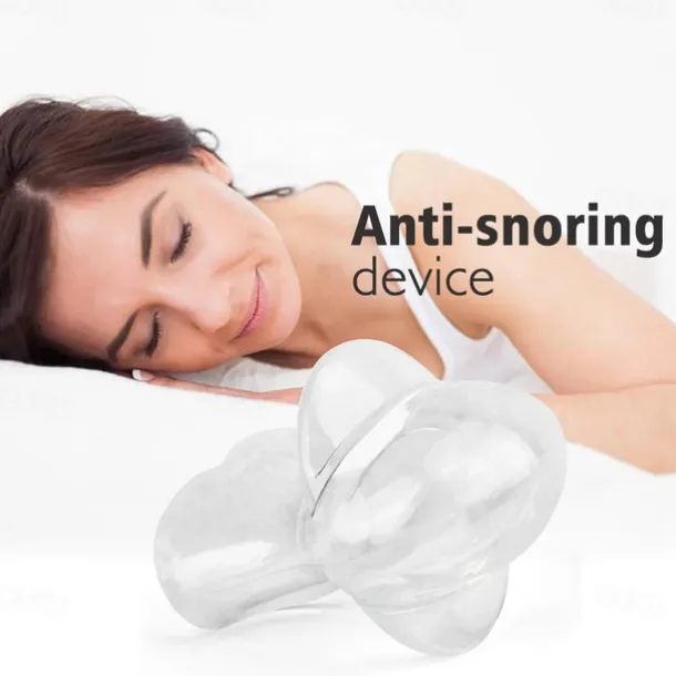 Silicone Tongue Stabilizer for Better Sleep, Soft Comfort Mouthpiece for Nighttime Use