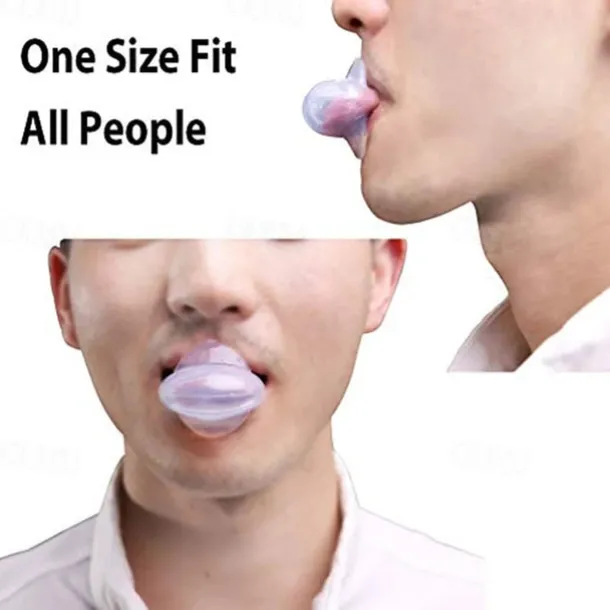 Silicone Tongue Stabilizer for Better Sleep, Soft Comfort Mouthpiece for Nighttime Use