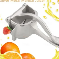 Silver Metal Manual Juicer Fruit Squeezer Juice Lemon Orange Press Household Multifunctional Kitchen Drinkware Supplies