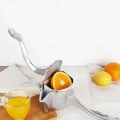 Silver Metal Manual Juicer Fruit Squeezer Juice Lemon Orange Press Household Multifunctional Kitchen Drinkware Supplies
