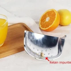 Silver Metal Manual Juicer Fruit Squeezer Juice Lemon Orange Press Household Multifunctional Kitchen Drinkware Supplies
