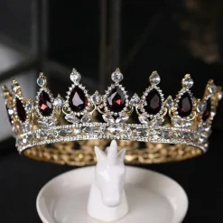Silver Tiara and Crown for Women Crystal Queen Crowns Rhinestone Princess Tiaras for Girl Bride Wedding Hair Accessories for Bridal Birthday Party Prom Halloween Cos-play Costume
