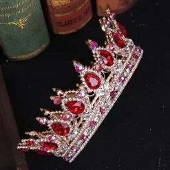 Silver Tiara and Crown for Women Crystal Queen Crowns Rhinestone Princess Tiaras for Girl Bride Wedding Hair Accessories for Bridal Birthday Party Prom Halloween Cos-play Costume