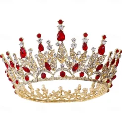 Silver Tiara and Crown for Women Crystal Queen Crowns Rhinestone Princess Tiaras for Girl Bride Wedding Hair Accessories for Bridal Birthday Party Prom Halloween Cos-play Costume Christmas