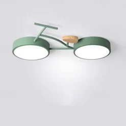 Simple And Creative Child And Boy Room Ceiling Light Led Bicycle Lighting 24W