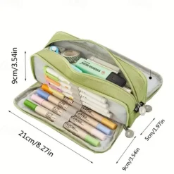 Simple Large Capacity Pencil Case Pencil Case Multi-functional Pencil Case for Middle School Students and High School Students