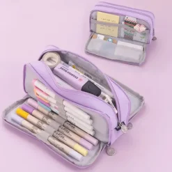 Simple Large Capacity Pencil Case Pencil Case Multi-functional Pencil Case for Middle School Students and High School Students