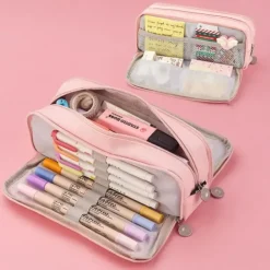 Simple Large Capacity Pencil Case Pencil Case Multi-functional Pencil Case for Middle School Students and High School Students
