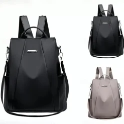 Simple Small Anti-Theft Backpack, Two-way Shoulder Bag, Waterproof Bookbag For School & Travel (12.2*11.02*4.72) Inch, Back to School Gift