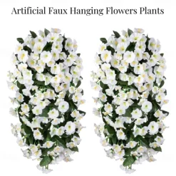 Simulated Morning Glory Trumpet Flower Wall Hanging Hanging Fake Green Plants Plant Decorations Flower Wall Decorations Wedding Decorations