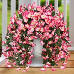 Simulated Morning Glory Trumpet Flower Wall Hanging Hanging Fake Green Plants Plant Decorations Flower Wall Decorations Wedding Decorations