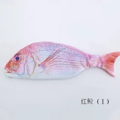 Simulation Fish-Shaped Pencil Case Pencil Bag Waterproof Pencil Bag Fish Coin Purse Novelty Pencil Bag Interesting Pencil Bag Durable Stationery Bag Gift Boys Girls School Office Supplies