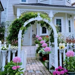 Simulation Hydrangea Solar Ground Lamp Outdoor Waterproof Garden Lawn LED Lights, Realistic LED Flowers Powered Decorative Ground Solar Flower Lights for Lawn Decoration Yard Backyard Decor Gift