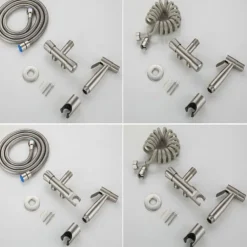 Single hole Bidet Stainless Steel Self-Cleaning Contemporary / Single Handle One Hole