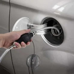 Siphon Pump, Portable High Flow Siphon Hand Pump For Gas Gasoline Petrol Diesel Oil Liquid Water Fish Tank With 2 Durable PVC Hoses