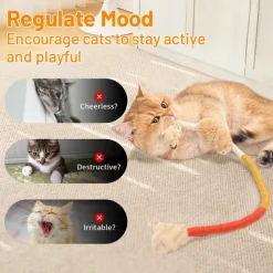 Sisal Rope Cat Toys 3 Pack Bite-Resistant Catnip Toys Cat Toys for Bored Indoor Cats Safe Teeth Cleaning Chew Cat ToyInteractive Cat Kicker Toys for Indoor Cats Kitten Toys 27inch All Breeds