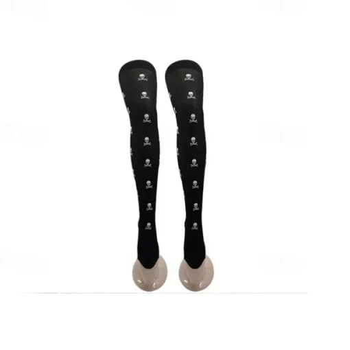 Skeleton Skull Halloween Socks / Long Stockings Halloween Props Halloween Women's Halloween Mardi Gras Easy Halloween Costumes Dress Up