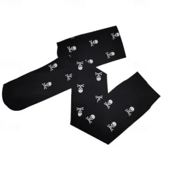 Skeleton Skull Halloween Socks / Long Stockings Halloween Props Halloween Women's Halloween Mardi Gras Easy Halloween Costumes Dress Up