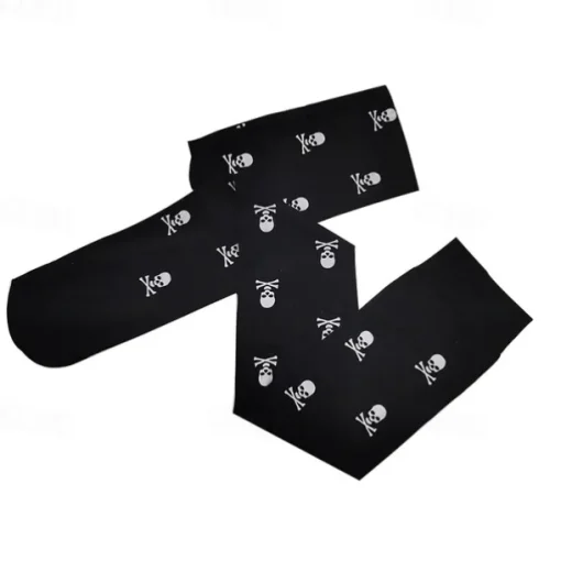 Skeleton Skull Halloween Socks / Long Stockings Halloween Props Halloween Women's Halloween Mardi Gras Easy Halloween Costumes Dress Up