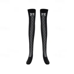 Skeleton Skull Halloween Socks / Long Stockings Halloween Props Halloween Women's Halloween Mardi Gras Easy Halloween Costumes Dress Up