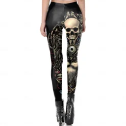 Skeleton Skull Halloween Cosplay Costume Party Costume One Piece Adults' Women's Carnival Masquerade Mardi Gras Performance Party Easy Halloween Costumes Dress Up