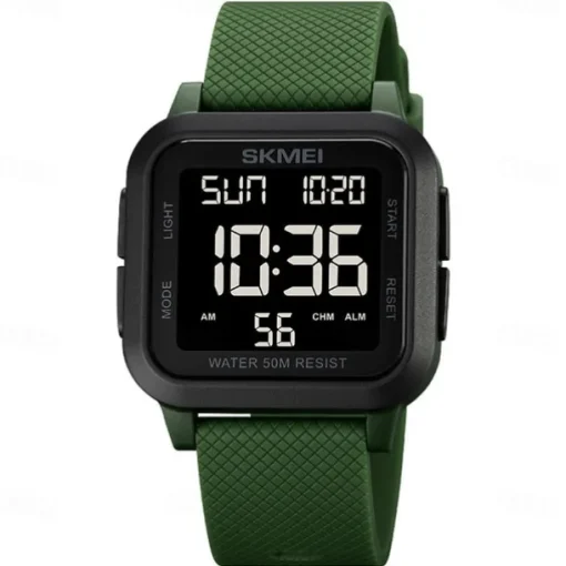 SKMEI 1894 Military Waterproof Digital Watch for Men, Outdoor Shockproof Sport Wristwatch, Fashion Electronic Style