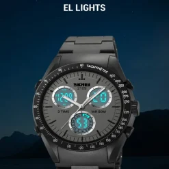 SKMEI Men Digital Watch Fashion Casual Wristwatch Luminous Stopwatch Alarm Clock Countdown TPU Watch