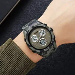 SKMEI Men Digital Watch Fashion Casual Wristwatch Luminous Stopwatch Alarm Clock Countdown TPU Watch