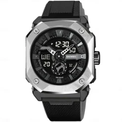 SKMEI Men Digital Watch Outdoor Sports Fashion Casual Luminous Stopwatch Alarm Clock Countdown TPU Watch