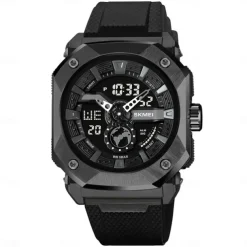 SKMEI Men Digital Watch Outdoor Sports Fashion Casual Luminous Stopwatch Alarm Clock Countdown TPU Watch