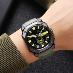 SKMEI Men Digital Watch Outdoor Sports Fashion Casual Luminous Stopwatch Alarm Clock Countdown TPU Watch
