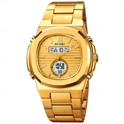 SKMEI Men Digital Watch Outdoor Sports Fashion Casual Luminous Stopwatch Alarm Clock Countdown Steel Watch