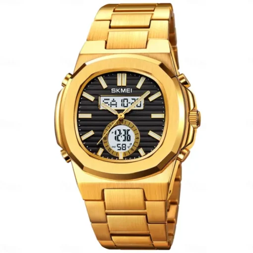 SKMEI Men Digital Watch Outdoor Sports Fashion Casual Luminous Stopwatch Alarm Clock Countdown Steel Watch