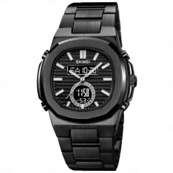 SKMEI Men Digital Watch Outdoor Sports Fashion Casual Luminous Stopwatch Alarm Clock Countdown Steel Watch