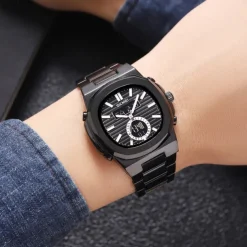 SKMEI Men Digital Watch Outdoor Sports Fashion Casual Luminous Stopwatch Alarm Clock Countdown Steel Watch