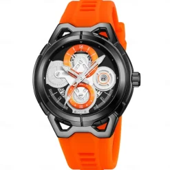 SKMEI Men Quartz Watch Outdoor Sports Fashion Wristwatch Luminous Calendar Waterproof Decoration Silicone Gel Watch