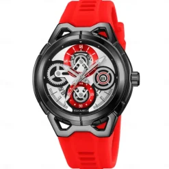 SKMEI Men Quartz Watch Outdoor Sports Fashion Wristwatch Luminous Calendar Waterproof Decoration Silicone Gel Watch
