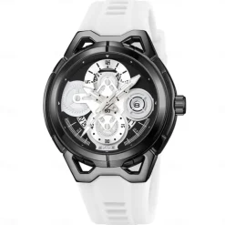 SKMEI Men Quartz Watch Outdoor Sports Fashion Wristwatch Luminous Calendar Waterproof Decoration Silicone Gel Watch