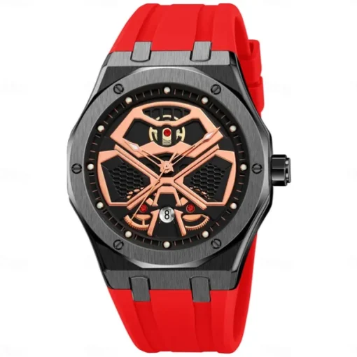 SKMEI Men Quartz Watch Outdoor Sports Fashion Casual Luminous Calendar Waterproof Decoration Silicone Gel Watch