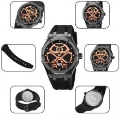 SKMEI Men Quartz Watch Outdoor Sports Fashion Casual Luminous Calendar Waterproof Decoration Silicone Gel Watch