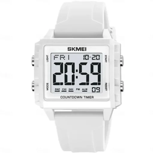 SKMEI Youth Cool Digital Sport Watches For Men Women Students 5Bar Waterproof Stopwatch Countdown Wristwatch