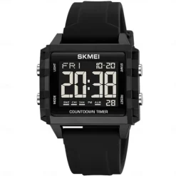 SKMEI Youth Cool Digital Sport Watches For Men Women Students 5Bar Waterproof Stopwatch Countdown Wristwatch