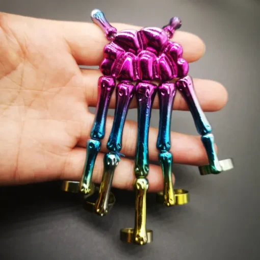 Skull Halloween Halloween Props Hand Bracelet with Ring Halloween Adults' Men's Women's Halloween Carnival Mardi Gras Easy Halloween Costumes Dress Up