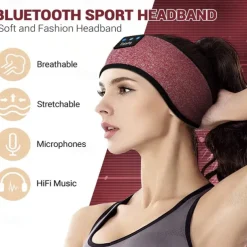 Sleep Headphones Bluetooth Headband Wireless Music Eye Mask Thin Stereo Speakers Mic Handsfree Music Earbuds for Side Sleepers Running Insomnia Travel Yoga Sleeping Band
