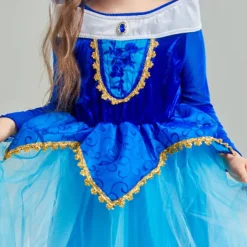 Sleeping Beauty Fairy Tale Aurora Briar Rose Flower Girl Dress Theme Party Costume Tulle Dresses Cosplay Movie Cosplay for Girls' Kids Carnival Dailywear