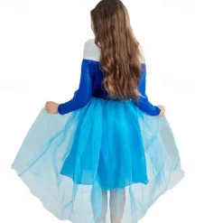 Sleeping Beauty Fairy Tale Aurora Briar Rose Flower Girl Dress Theme Party Costume Tulle Dresses Cosplay Movie Cosplay for Girls' Kids Carnival Dailywear