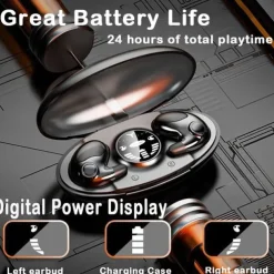 Sleeping BT Earphones Can Lie On The Side Ears Can Be Worn For A Long Time Without Pain Mini Does Not Flash Light High-quality Sound Quality