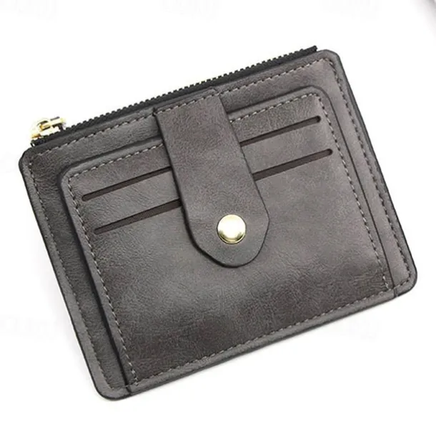 Slim Card Holder Front Pocket RFID Blocking Minimalist Wallet for Women Men PU Leather Wallet 6 Colors