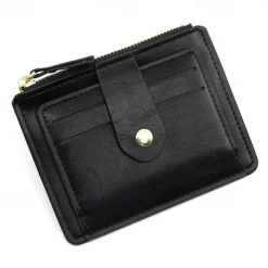 Slim Card Holder Front Pocket RFID Blocking Minimalist Wallet for Women Men PU Leather Wallet 6 Colors